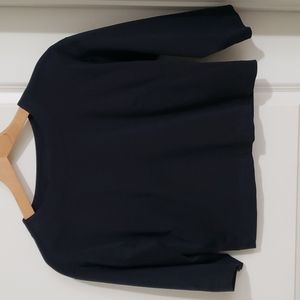 Everlane black cropped top